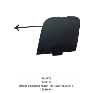 ÇEKİ DEMİR KAPAĞI ÖN DOBLO III DÜZ 735516612 - 735498741