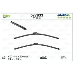 SİLENCİO X-TRM FLAT BLADE (MUZ TİPİ) SİLECEK VF833 (X2) (600+600MM) (ÖN) BENTLEY CONTINENTAL FLYING SPUR (3W_)