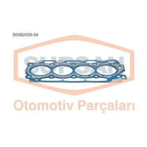 SİLİNDİR KAPAK CONTASI PEUGEOT 206-307-406 1.6 HDI 16V (ENG. DV6) 4 ÇENTİK - ÇOK KATMANLI ÇELİK