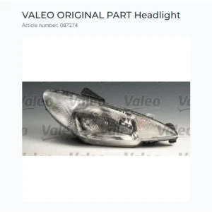 FAR+SİNYAL E H4 SAĞ PEUGEOT 206 9/98-06/03