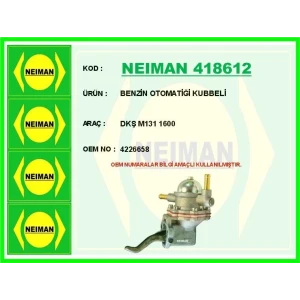 BENZİN OTOMATİĞİ KUBBELİ DKŞ M131 1600