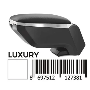 KOLTUK ARASI İLAVE KONSOL LUXURY NİKELAJLI SİYAH