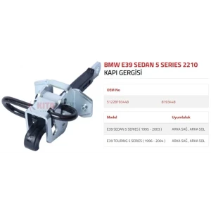 KAPI GERGİSİ E39 ARKA