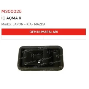 İÇ AÇMA SAĞ KİA- MAZDA