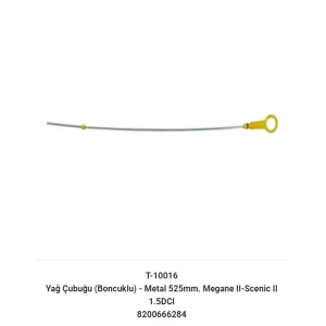 YAĞ ÇUBUĞU BONCUKLU METAL 525MM. MEGANE II SCENİC II 1.5DCI