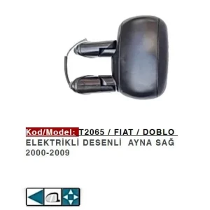 DIŞ DİKİZ AYNASI SOL ELEKTRİKLİ DOBLO