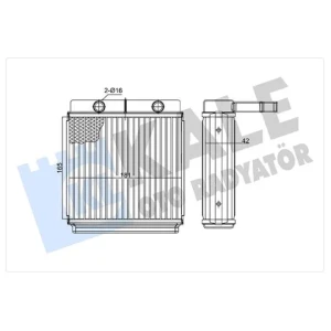 KALORİFER RENAULT 12 KONSOLUN İÇ KALORİFERİ AL+AL SISTEM