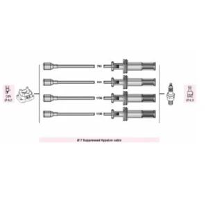 BUJI KABLOSU ALFA 155 2.0İ TURBO Q 4 16V (AAR704)