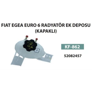 RADYATÖR EK DEPOSU KAPAKLI FIAT EGEA ÜSTDEN ÇİFT ÇIKIŞ EGEA 1.3 1.6 MJET EURO 6