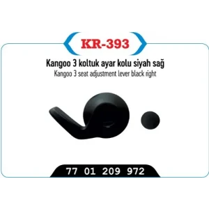 KOLTUK AYAR KOLU SİYAH SAĞ KANGOO III