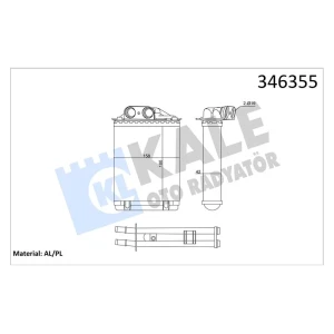 KALORİFER MEKANİK ABARTH 500 500C FIAT 500 500C 500L PANDA KA
