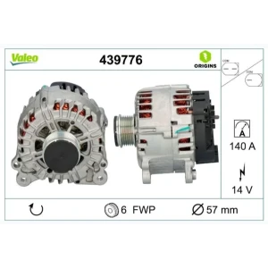 ALTERNATÖR AUDI V6 SEAT EXEO ESKİ 439643