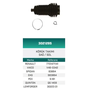 DİREKSİYON KÖRÜĞÜ CLIO SYMBOL I - II KÖRÜK TAKIMI-SOL