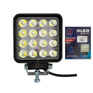 ÇALIŞMA LAMBASI 16 LED LAMBA 12/80V 48W