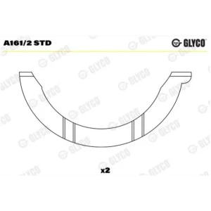 KENAR AYA YATAK P407-C5 EW7A-EW7J4 / EXPERT III-JUMPY III-P308-P407-C5 EW10A / P806-P206-P307-P406-P807-C8-EVASION EW10J4 / P607-P807-C8 EW12J4 A161/2 STD