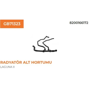 RADYATÖR ALT HORTUMU RENAULT LAGUNA II 2,0 16V 820