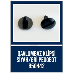 DAVLUMBAZ KLİPSİ SİYAH/GRİ PEUGEOT