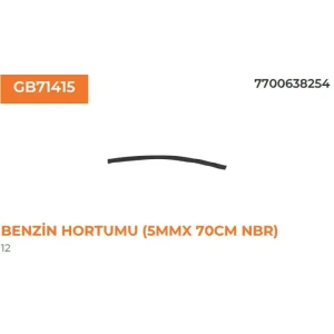 BENZİN HORTUMU 70CM. RENAULT RENAULT 12 7700638254