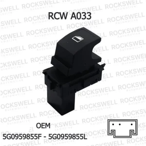CAM AÇMA ANAHTARI SAĞ ÖN VE ARKALAR BEYAZ IŞIKLI TEKLİ (KROM) CRAFTER GOLF VII T ROC TIGUAN ATECA FABIA KODIAQ OCTAVIA SCALA KAMIQ SUPERB