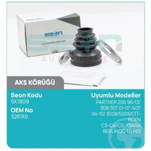 AKS KÖRÜĞÜ İÇ PARTNER 206 96-13 308 307 01-07 407 04-10 3008 5008 CİTROEN C3-C4-C5-XSARA-BERLİNGO 1.6 HDİ