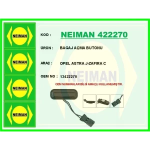 BAGAJ AÇMA BUTONU OPEL ASTRA J-ZAFIRA C