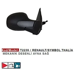 DIŞ DİKİZ AYNASI SAĞ MEKANİK CLIO SYMBOL THALIA