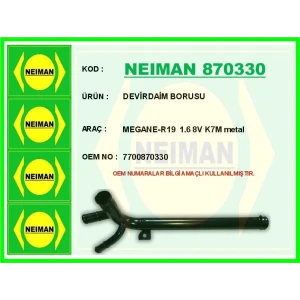 DEVİRDAİM BORUSU MEGANE-R19 1.6 8V K7M