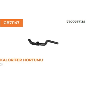 KALORİFER HORTUMU RENAULT RENAULT 21 2,0 D 7700767