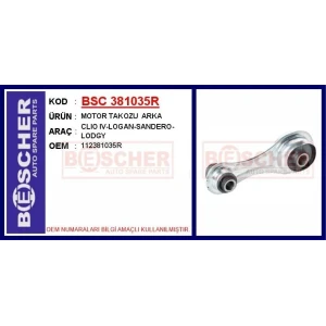 MOTOR TAKOZU ARKA CLIO IV-LOGAN-SANDERO-LODGY
