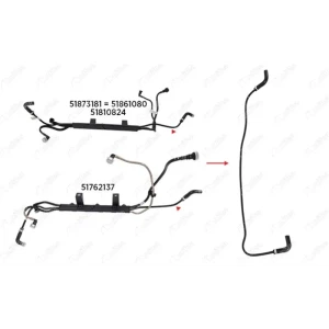 YAKIT BORUSUBRAKET HARİÇ FIAT DOBLO CARGO (263_)FIAT DOBLO MİNİBÜS/OTOBÜS (263_)FIAT DOBLO PLATFORM ŞASİ (263_)FIAT LINEA (323_, 110_)FIAT PRATICO PLATFORM ŞASİ (263_) İBRAŞ 14616