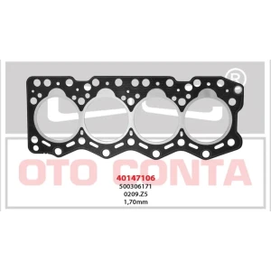SİLİNDİR KAPAK CONTASI DUCATO 2.8 D S.K.C Ø96MM 1 DELIK DUCATO 2.8 D S.K.C Ø96MM 1 DELIK 1.70MM 8140.63 8140.23 500306171