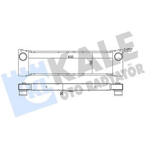TURBO RADYATÖRÜ MERCEDES BENZ VIANO 2.0/2.2CDI VIT O 109/111/115CDI 03<14 MT BRAZING AL/AL 632×158X50 AL/AL 632×158X50