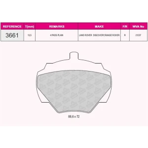 FREN BALATASI ARKA LAND ROVER DISCOVERY-RANCER 89-96 21237