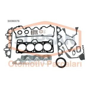 MOTOR TAKIM CONTA HYUNDAİ ACCENT 1.3/1.5 12V ENG. (G4EA-G4EB-G4EH-G4EK) KEÇELİ, SİLİNDİR KAPAK CONTALI
