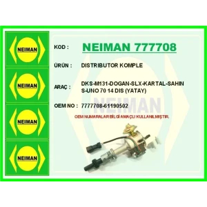 DISTRIBUTOR KOMPLE DKS-M131-DOGAN-SLX-KARTAL-SAHIN S-UNO 70 14 DIS (YATAY)