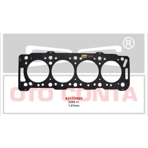 SİLİNDİR KAPAK CONTASI 1.47 MM PARTNER 1.9 BERLINGO PARTNER 1.9D DW8 SİLİNDİR KAPAK CONTASI ÇELIK MLS DELIKSIZ 1.47MM DW8 DW8B WJZ-WJY 0209.1C