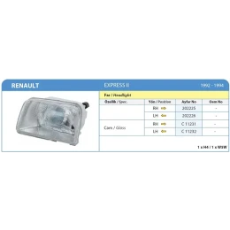 AYFAR RENAULT EXPRES II 92-94 MOD.FAR SAG