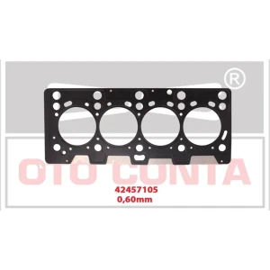 SİLİNDİR KAPAK CONTASI 0.60MM STD ÇELIK CLIO KANGOO MEGANE II LOGAN 1.5D K9K 75 PS