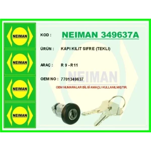 KAPI KILIT SIFRE (TEKLI) R 9 - R11