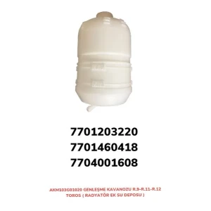 RADYATÖR YEDEK SU DEPOSU R9 R11 R12 TOROS R19 PLASTİK