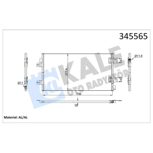 KLİMA RADYATÖRÜ INTERSTAR MOVANO MASTER II 2.5 DCI CDTI 06 +