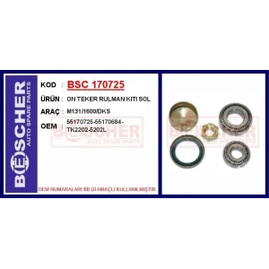 ON TEKER RULMAN KITI SOL M131/1600/DKS