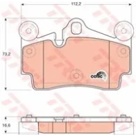 ARKA BALATA TOUAREG (02-10) CAYENNE (02-10) Q7 (06-11) 112×73 GDB1549
