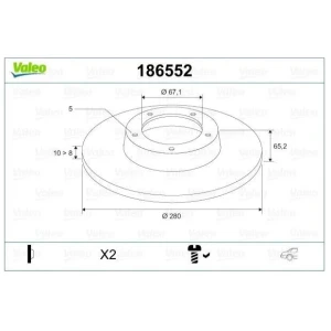 FREN DİSKİ ARKA TAKIM MB V KLASSE V230, V230TD, V2