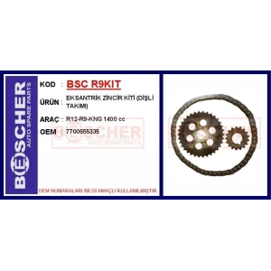 EKSANTRİK ZİNCİR KİTİ R12-R9-KNG 1400 cc (DİŞLİ TAKIMI)
