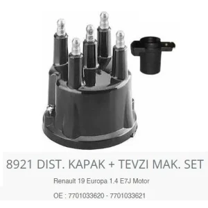 DİSTRİBÜTÖR KAPAĞI TEVZI MAKARASI R19 EUROPA 1.4 E7J