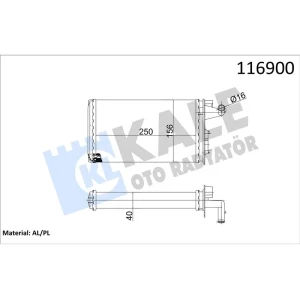 KALORİFER RADYATÖRÜ TEMPRA 2.0 2 SIRA AL + PL SISTEM