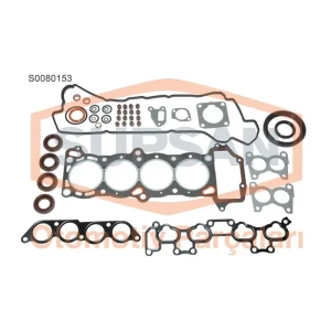 MOTOR TAKIM CONTA NİSSAN PRİMERA 1.6 16V ENG.GA16D E ESKİ MOTOR KEÇELİ, SUPAP LASTİKLİ - SİLİNDİR KAPAK CONTALI