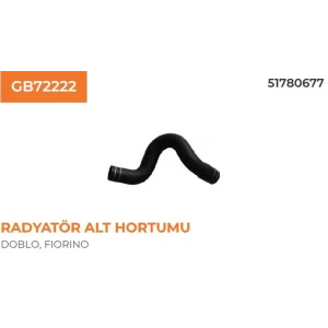 RADYATÖR ALT HORTUMU FIAT FIORINO 1.3 MJT 51780677