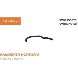 KALORİFER HORTUMU RENAULT MEGANE-SCENIC I 1,4-1,6